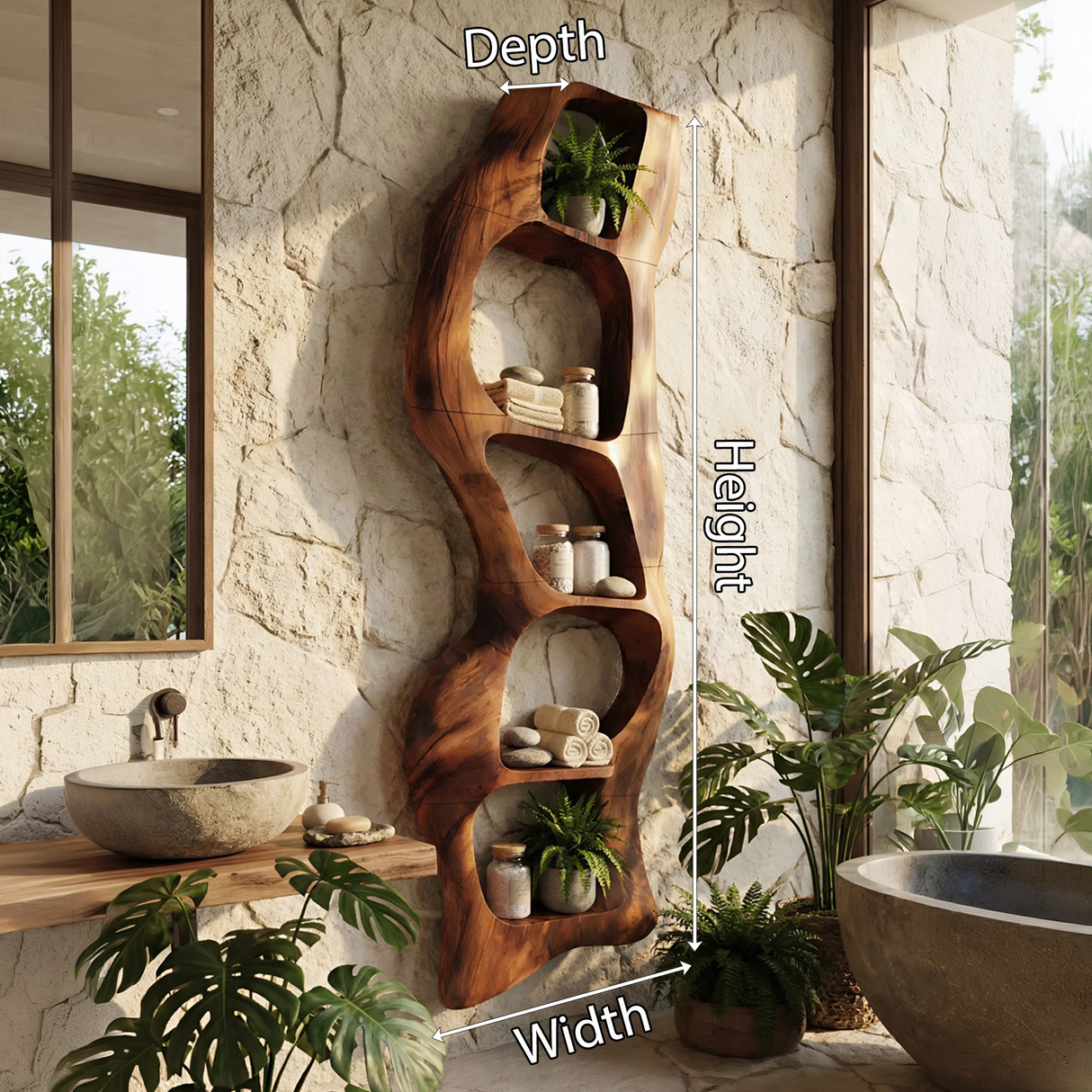 Contemporary Wall Shelf For Bedroom Wall Accent