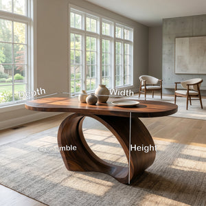 Contemporary Wooden Dining Table For Family Dining Room