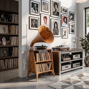 Farmhouse Vinyl Storage Cabinet For Bedroom Decor
