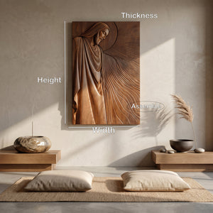 Organic Modern Sacred Wall Art For Living Room