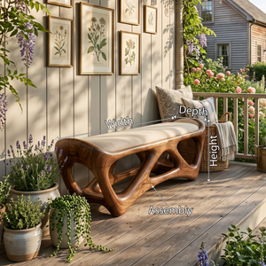 Designer Wooden Bench Creative Studio