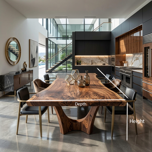 Contemporary Dining Table For Spacious Open-Plan Living Areas