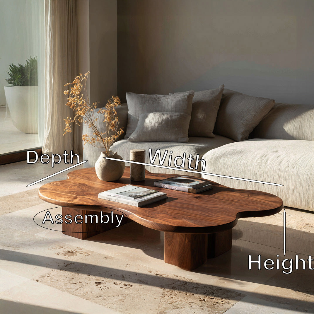 Contemporary Cloud Shape Coffee Table For Living Room Decor
