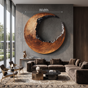 Mid Century 3D Wood Wall Art For Furniture Home Makeover