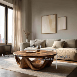 Mid Century Wooden Coffee Table For Home Decor