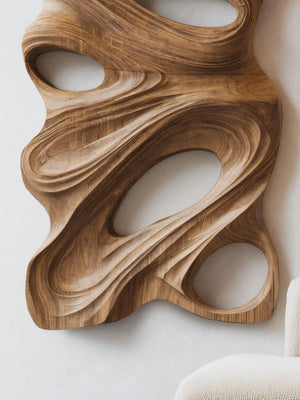 Modern Organic Wall Art Panel For Holiday