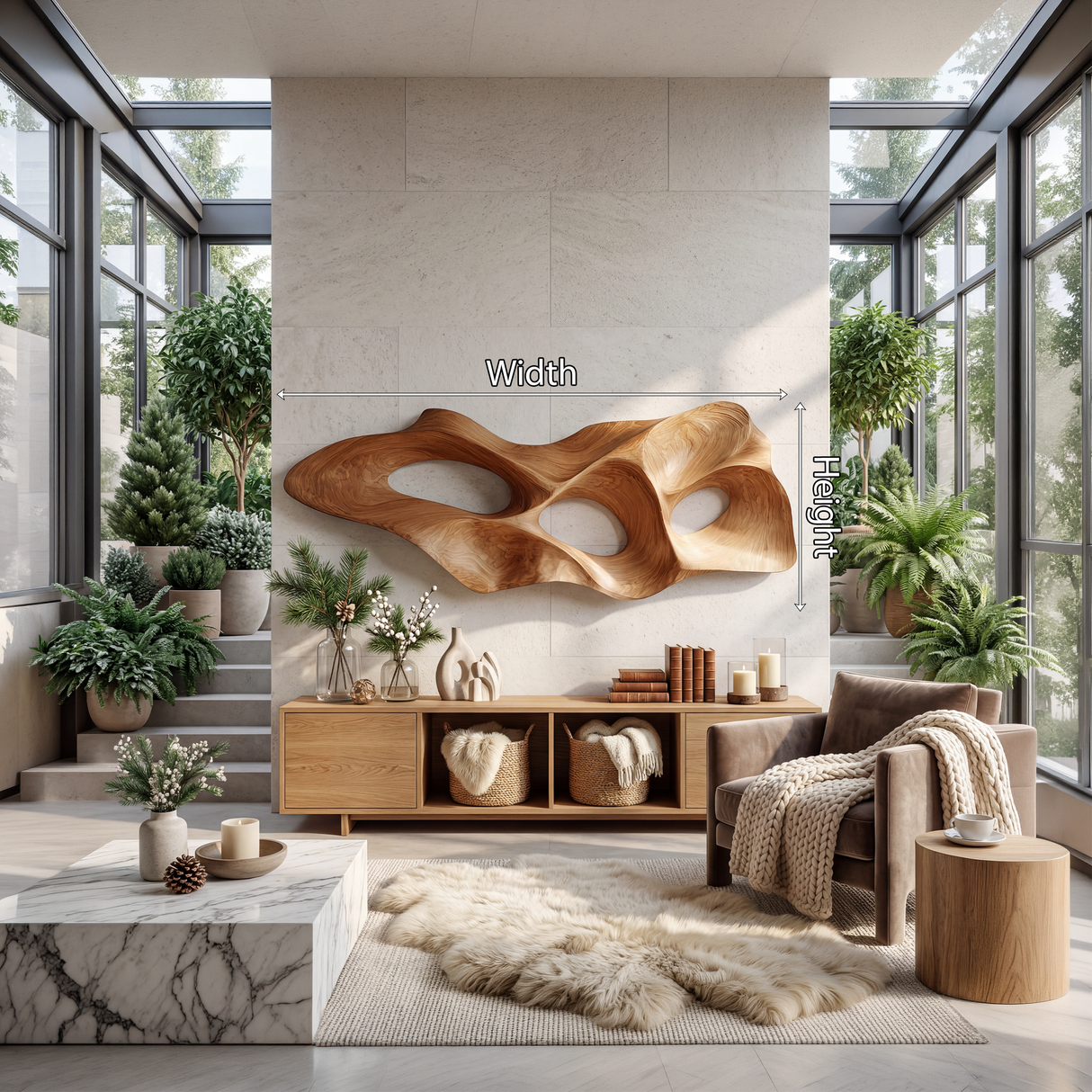 Modern Abstract Wall Art Panel For Living Room