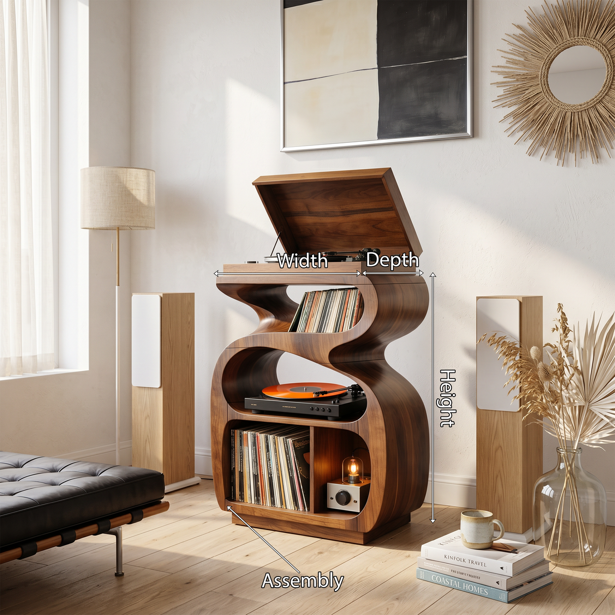 Modern Music Console Stand For Living Room Interior