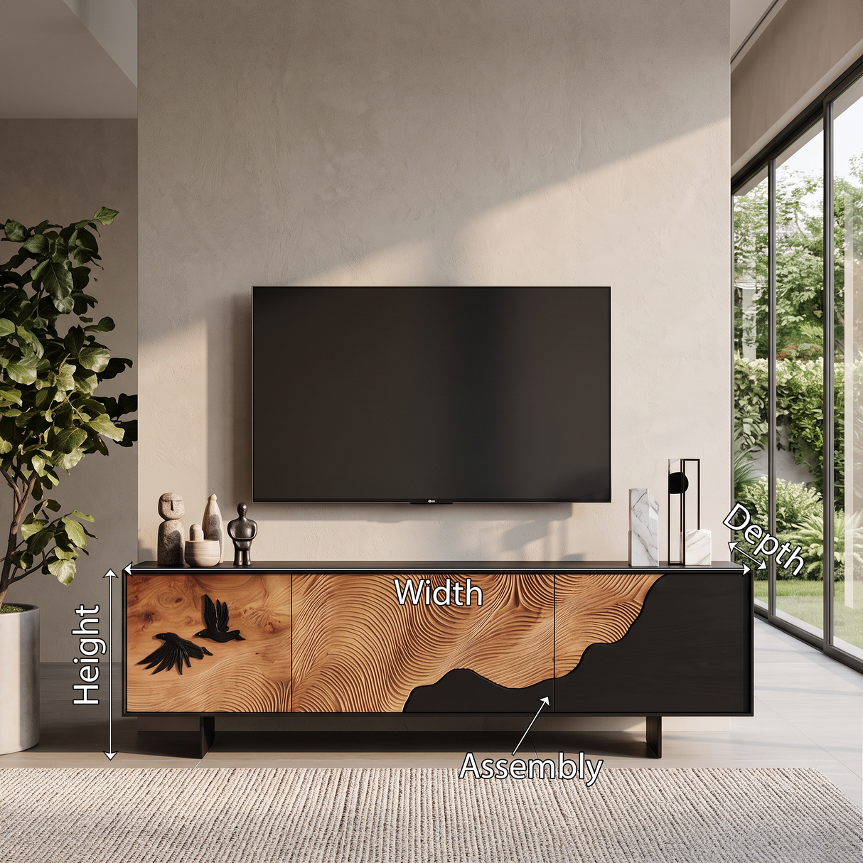 Mid Century Media Cabinet For Home Furniture