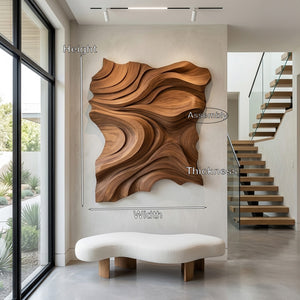 Modern Abstract Wall Sculpture For Living Room Decor