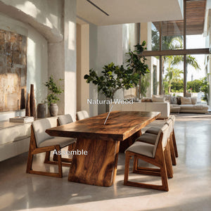 Modern Handcrafted Wooden Dining Table For Dining Room
