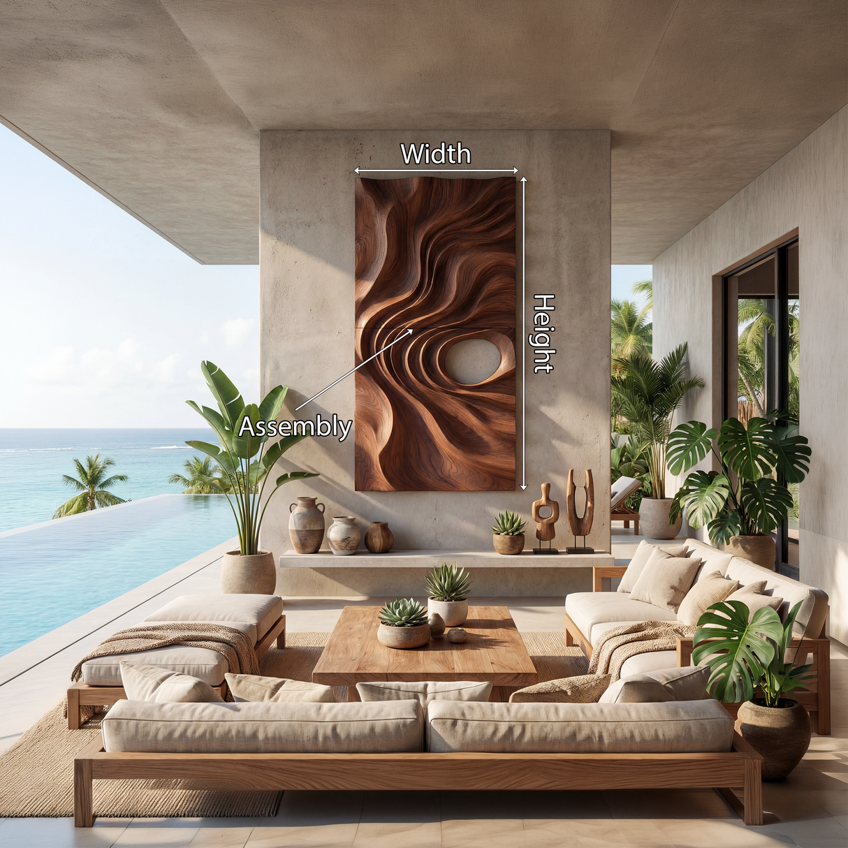 Minimalist Artistic Wall Art Panel For Living Room