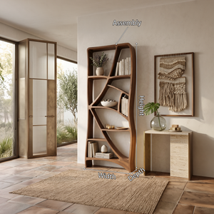 Minimalist Display Bookshelf For Cozy Lounge Corner