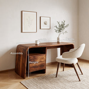 Modern Writing Desk With Drawers For Workspace