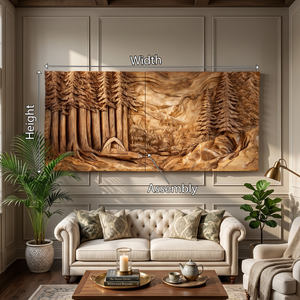 Illuminated Sunset Lake Wood Wall Art For Cozy Cabin Interior Decor
