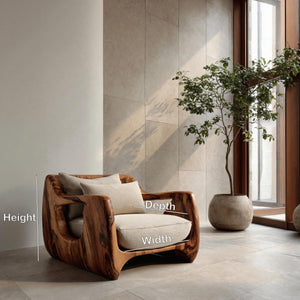 Modern Farmhouse Accent Chair For Living Room