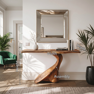 Rustic Chic Console Table Entryway Design