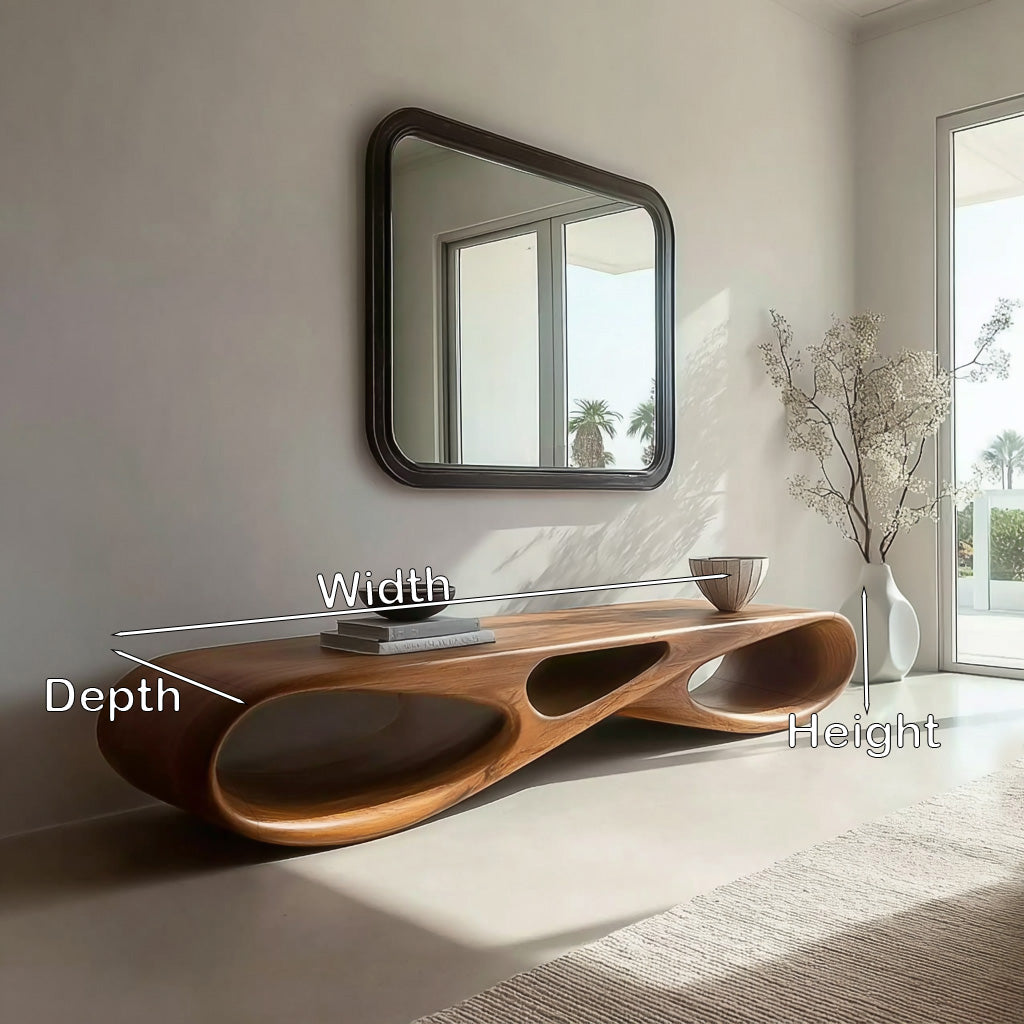 Modern Natural Wood Bench For Stylish Entryway Decor
