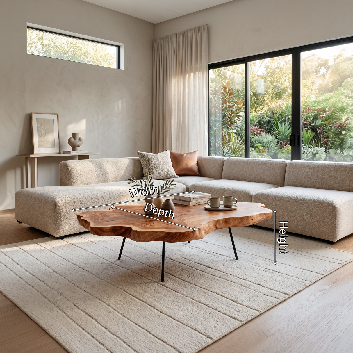 Mid Century Coffee Table For Elegant Room Setting