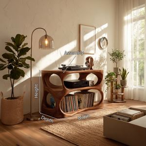 Modern Vinyl Display Stand For Entertainment Interior Space