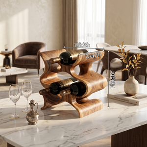 Farmhouse Wine Stand For Furniture Accent Feature