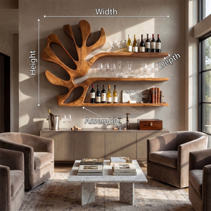 Rustic Wall Wine Rack For Breakfast Nook Bottle Arrangement