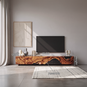 Mid Century TV Console For Stylish Living Room