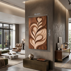 Modern Latte Inspired Wall Art For Dining Area
