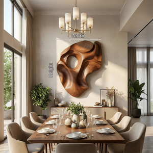 Contemporary Abstract Figure Wall Art Panel For Living Room