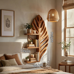 Mid Century Display Shelf For Living Room Accent