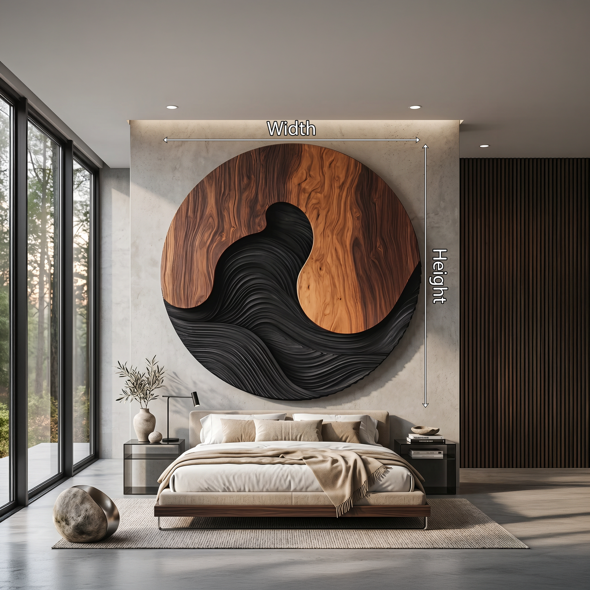 Scandinavian Artistic Wall Art For Open Concept Interior