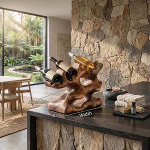 Rustic Wine Rack For Kitchen Island Rustic Feature