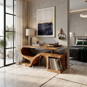 Minimalist Organic Record Player Stand Modern Loft