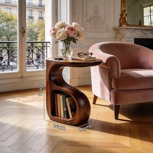 Modern Organic End Table For Open Living Space