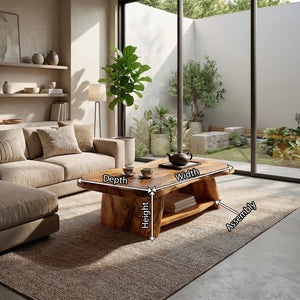 Modern Solid Wood Coffee Table For Living Roomdecor And Interior Design