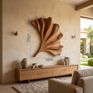Modern Ginkgo Leaf Wall Art For Interior Decor