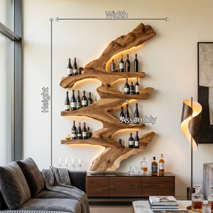 Handcrafted Wine Stand For Kitchen Wine Bottle Rack