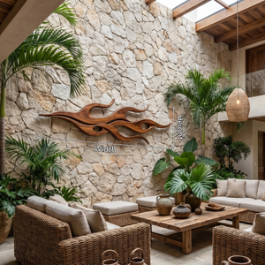 Contemporary Relief Wall Sculpture For Creative Studio Interior