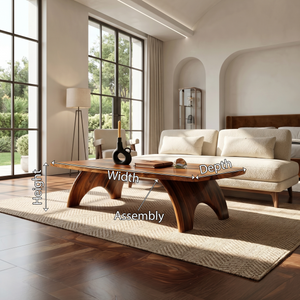 Sculptural Storage Coffee Table For Contemporary Lounge