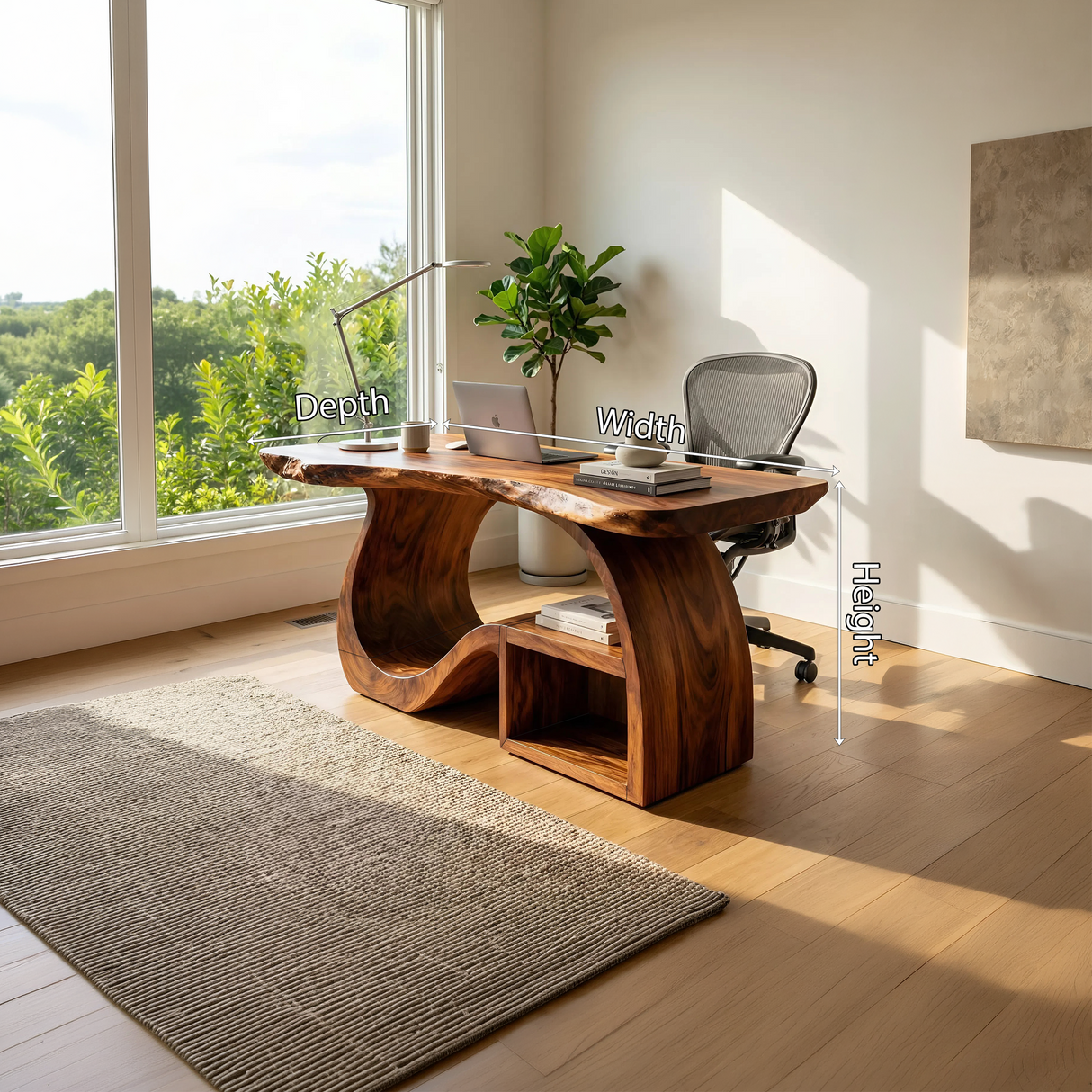 Mid Century Writing Desk For Refined Home Office