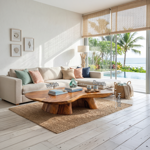 Farmhouse Wood Table For Stylish Furniture Decor