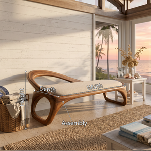 Luxury Sculptural Bench Penthouse Interior