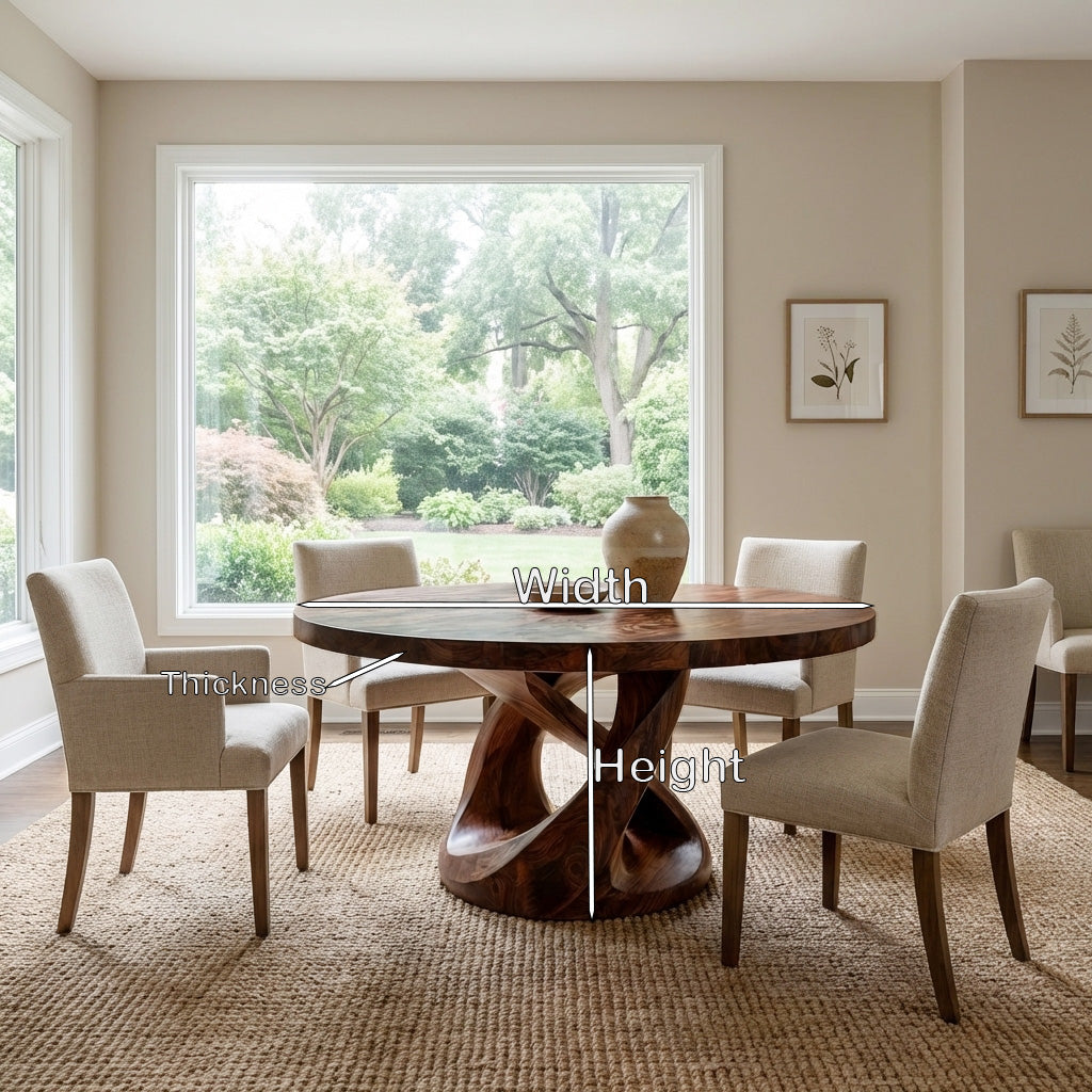 Modern Pedestal Dining Table For Dining Room Furniture