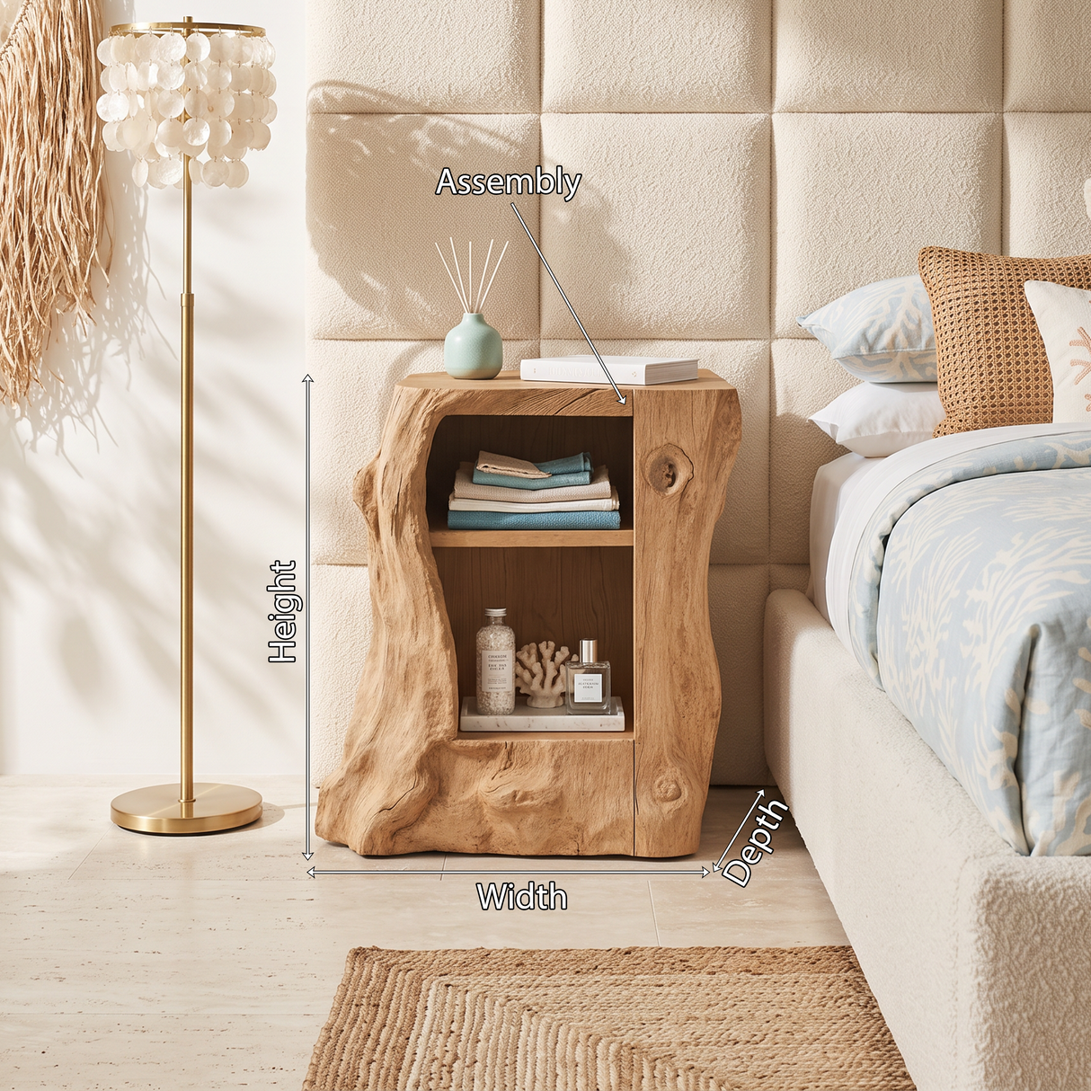Handcrafted Side Cabinet For Bedroom Decor Ideas