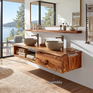 Scandinavian Bathroom Storage Cabinet Family Bathroom