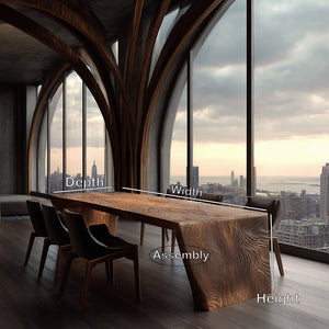 Modern Carved Dining Table For Luxury Dining Room