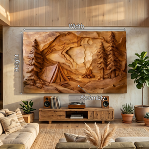 Nature Inspired Forest Wood Wall Art For Rustic Cabin Interior Decor