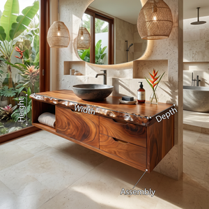 Luxury Floating Bathroom Vanity Primary Bathroom