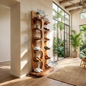 Minimalist Vertical Shoe Rack For Entryway Storage Corner Display