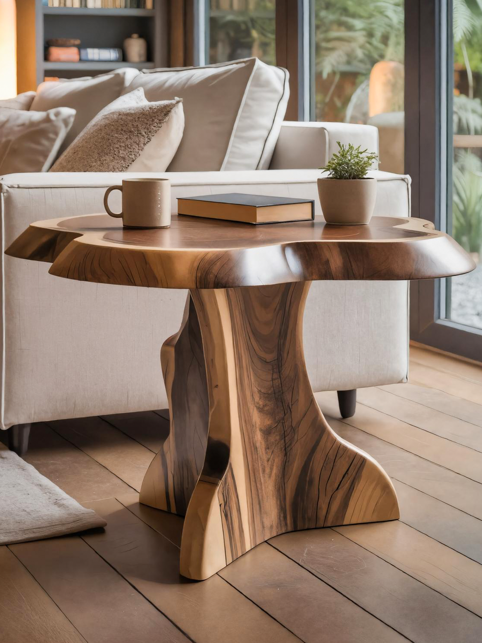 Modern Organic Coffee Table For Living Room Or Lounge